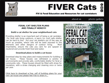 Tablet Screenshot of fivercats.com